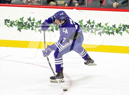 Thumbnail 2 in Cushing Academy vs. Kimball Union Academy (NEPSAC Elite 8 Final) photogallery.