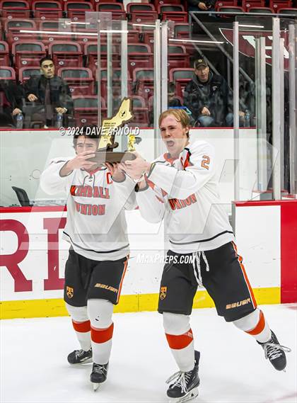 Thumbnail 2 in Cushing Academy vs. Kimball Union Academy (NEPSAC Elite 8 Final) photogallery.