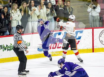 Thumbnail 2 in Cushing Academy vs. Kimball Union Academy (NEPSAC Elite 8 Final) photogallery.