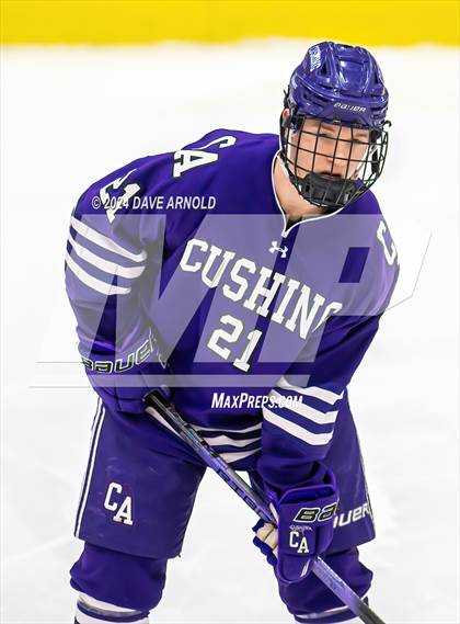 Thumbnail 2 in Cushing Academy vs. Kimball Union Academy (NEPSAC Elite 8 Final) photogallery.