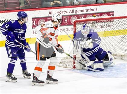 Thumbnail 1 in Cushing Academy vs. Kimball Union Academy (NEPSAC Elite 8 Final) photogallery.