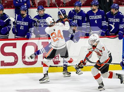 Thumbnail 3 in Cushing Academy vs. Kimball Union Academy (NEPSAC Elite 8 Final) photogallery.