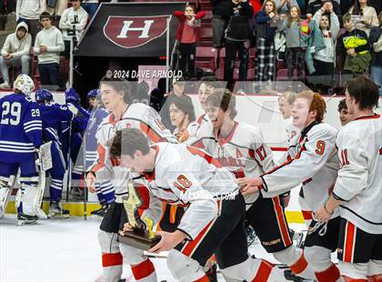 Thumbnail 2 in Cushing Academy vs. Kimball Union Academy (NEPSAC Elite 8 Final) photogallery.