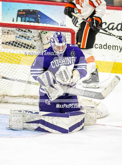 Thumbnail 2 in Cushing Academy vs. Kimball Union Academy (NEPSAC Elite 8 Final) photogallery.