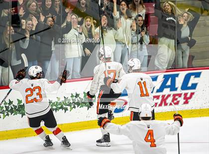 Thumbnail 1 in Cushing Academy vs. Kimball Union Academy (NEPSAC Elite 8 Final) photogallery.