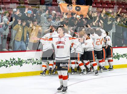 Thumbnail 2 in Cushing Academy vs. Kimball Union Academy (NEPSAC Elite 8 Final) photogallery.