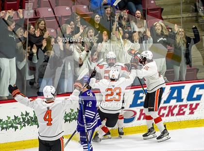 Thumbnail 2 in Cushing Academy vs. Kimball Union Academy (NEPSAC Elite 8 Final) photogallery.