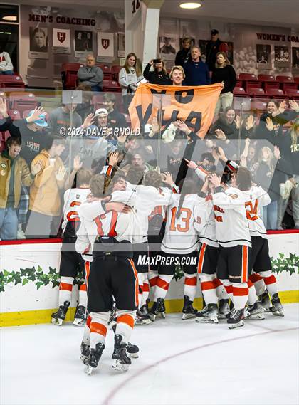 Thumbnail 1 in Cushing Academy vs. Kimball Union Academy (NEPSAC Elite 8 Final) photogallery.