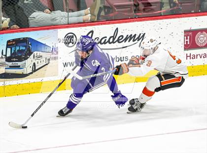 Thumbnail 3 in Cushing Academy vs. Kimball Union Academy (NEPSAC Elite 8 Final) photogallery.