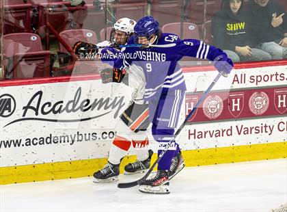 Thumbnail 3 in Cushing Academy vs. Kimball Union Academy (NEPSAC Elite 8 Final) photogallery.