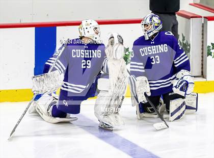 Thumbnail 2 in Cushing Academy vs. Kimball Union Academy (NEPSAC Elite 8 Final) photogallery.