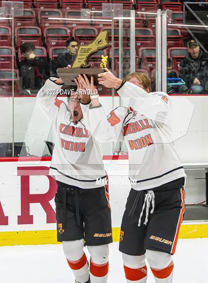 Thumbnail 1 in Cushing Academy vs. Kimball Union Academy (NEPSAC Elite 8 Final) photogallery.