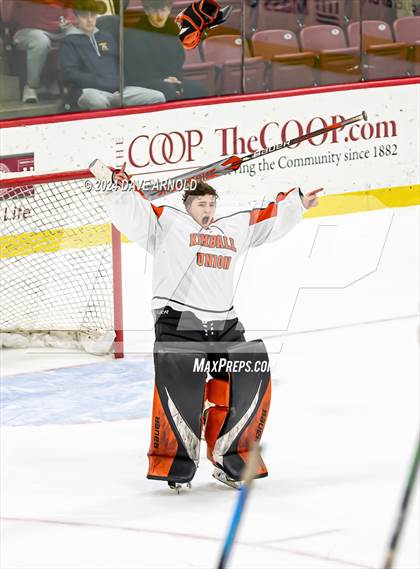 Thumbnail 2 in Cushing Academy vs. Kimball Union Academy (NEPSAC Elite 8 Final) photogallery.
