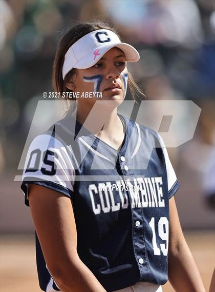 Thumbnail 3 in Columbine vs. Rock Canyon (CHSAA 5A 1st Round Playoff) photogallery.