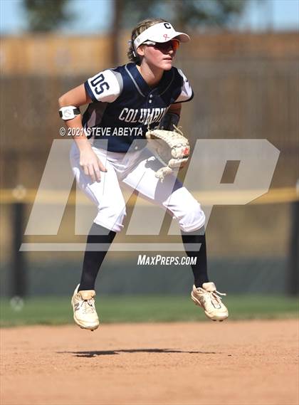 Thumbnail 2 in Columbine vs. Rock Canyon (CHSAA 5A 1st Round Playoff) photogallery.