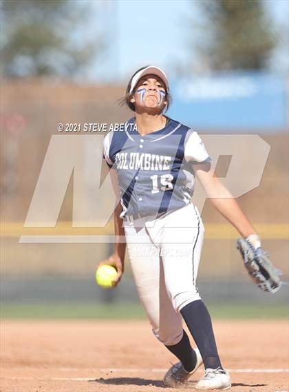 Thumbnail 1 in Columbine vs. Rock Canyon (CHSAA 5A 1st Round Playoff) photogallery.