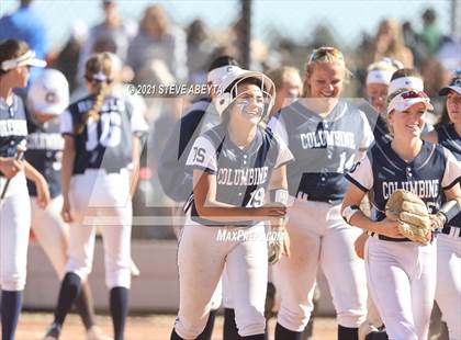 Thumbnail 3 in Columbine vs. Rock Canyon (CHSAA 5A 1st Round Playoff) photogallery.
