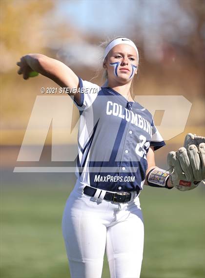 Thumbnail 1 in Columbine vs. Rock Canyon (CHSAA 5A 1st Round Playoff) photogallery.