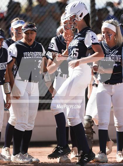 Thumbnail 2 in Columbine vs. Rock Canyon (CHSAA 5A 1st Round Playoff) photogallery.