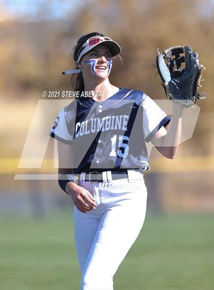 Thumbnail 2 in Columbine vs. Rock Canyon (CHSAA 5A 1st Round Playoff) photogallery.