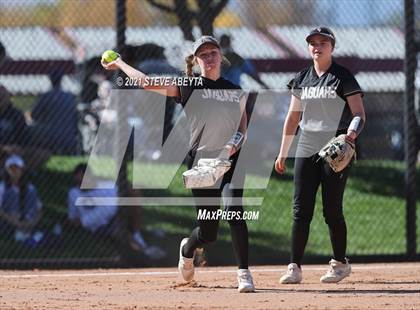 Thumbnail 3 in Columbine vs. Rock Canyon (CHSAA 5A 1st Round Playoff) photogallery.
