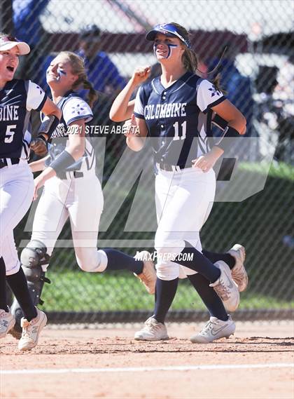 Thumbnail 1 in Columbine vs. Rock Canyon (CHSAA 5A 1st Round Playoff) photogallery.