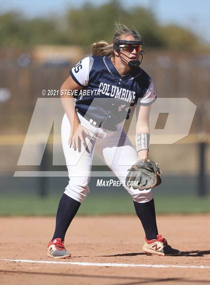 Thumbnail 2 in Columbine vs. Rock Canyon (CHSAA 5A 1st Round Playoff) photogallery.