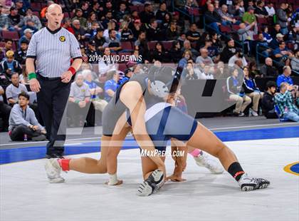 Thumbnail 1 in CIF State Girls Wrestling Championships (Semifinals) photogallery.