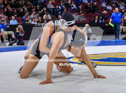 Thumbnail 2 in CIF State Girls Wrestling Championships (Semifinals) photogallery.