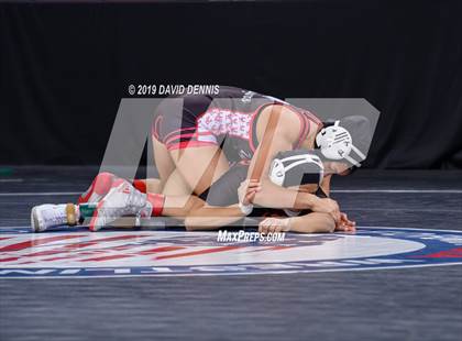Thumbnail 3 in CIF State Girls Wrestling Championships (Semifinals) photogallery.