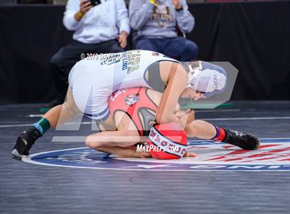 Thumbnail 3 in CIF State Girls Wrestling Championships (Semifinals) photogallery.