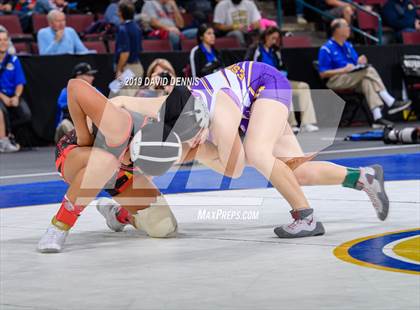Thumbnail 2 in CIF State Girls Wrestling Championships (Semifinals) photogallery.
