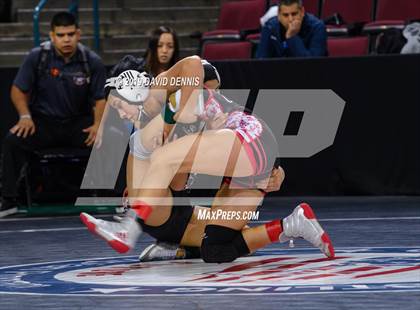 Thumbnail 1 in CIF State Girls Wrestling Championships (Semifinals) photogallery.