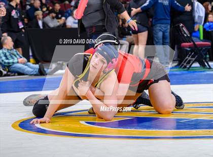 Thumbnail 1 in CIF State Girls Wrestling Championships (Semifinals) photogallery.