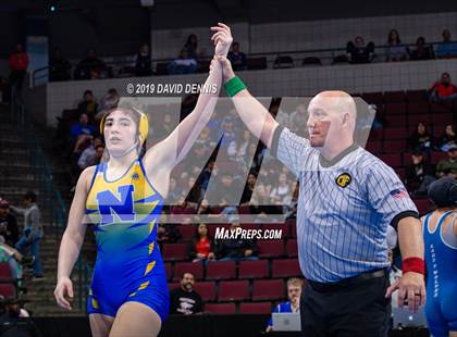 Thumbnail 1 in CIF State Girls Wrestling Championships (Semifinals) photogallery.