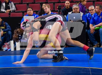 Thumbnail 2 in CIF State Girls Wrestling Championships (Semifinals) photogallery.