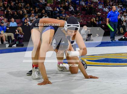 Thumbnail 3 in CIF State Girls Wrestling Championships (Semifinals) photogallery.