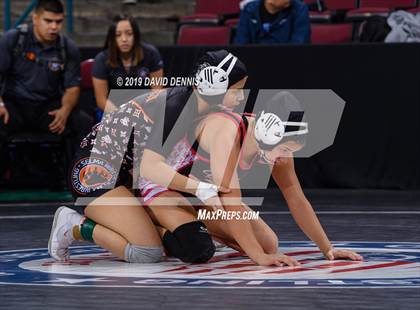 Thumbnail 1 in CIF State Girls Wrestling Championships (Semifinals) photogallery.