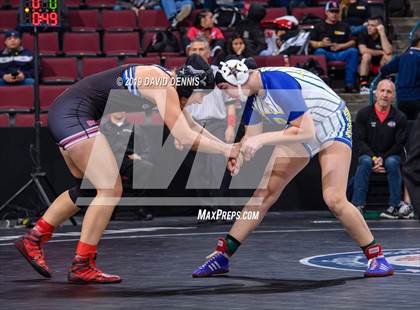 Thumbnail 3 in CIF State Girls Wrestling Championships (Semifinals) photogallery.