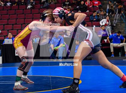 Thumbnail 1 in CIF State Girls Wrestling Championships (Semifinals) photogallery.