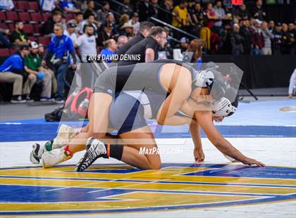 Thumbnail 3 in CIF State Girls Wrestling Championships (Semifinals) photogallery.