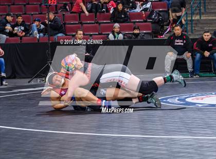 Thumbnail 3 in CIF State Girls Wrestling Championships (Semifinals) photogallery.