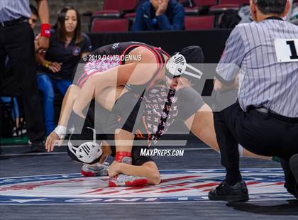 Thumbnail 3 in CIF State Girls Wrestling Championships (Semifinals) photogallery.