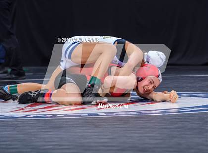 Thumbnail 2 in CIF State Girls Wrestling Championships (Semifinals) photogallery.