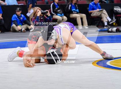 Thumbnail 3 in CIF State Girls Wrestling Championships (Semifinals) photogallery.