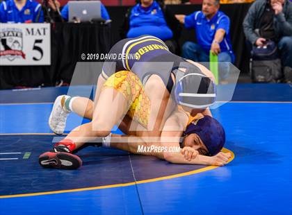 Thumbnail 1 in CIF State Girls Wrestling Championships (Semifinals) photogallery.