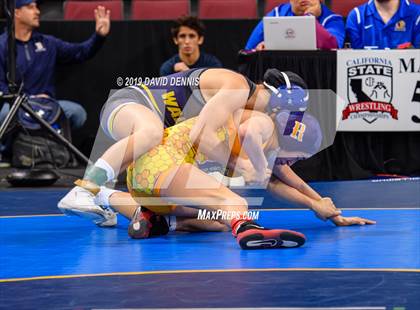 Thumbnail 2 in CIF State Girls Wrestling Championships (Semifinals) photogallery.