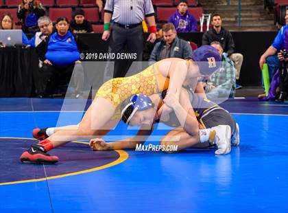 Thumbnail 1 in CIF State Girls Wrestling Championships (Semifinals) photogallery.