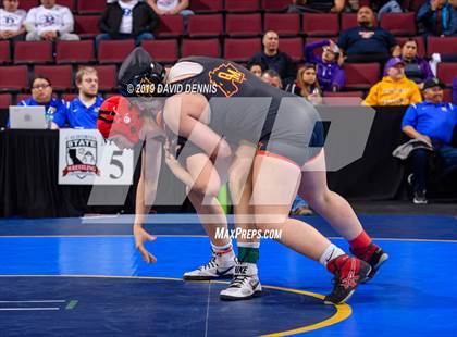 Thumbnail 1 in CIF State Girls Wrestling Championships (Semifinals) photogallery.