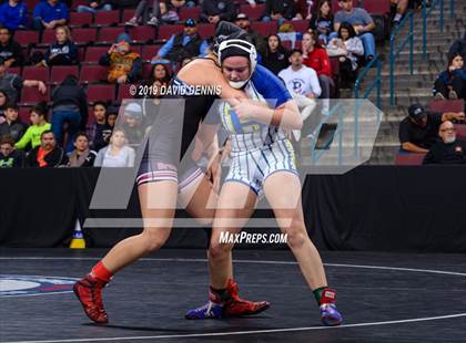 Thumbnail 2 in CIF State Girls Wrestling Championships (Semifinals) photogallery.